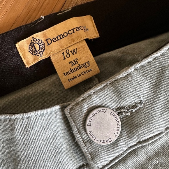 DEMOCRACY 'Ab'Solution Frayed Itty Bitty Flare Jeans - Picture 7 of 13